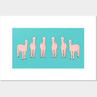 Happy Alpaca Photoshooting Posters and Art